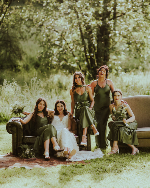 recycled bridesmaid dresses Sustainable UK a bridesmaid dress with