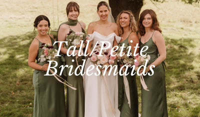 Our guide to petite/tall bridesmaids dress shopping