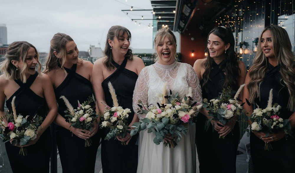 black bridesmaid dresses different styles Mismatched Bridesmaid Dresses main image 1