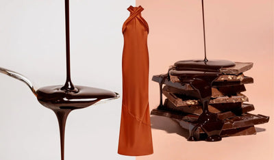 Burnt Orange & Chocolate Brown Bridesmaid Dresses for Autumn Weddings