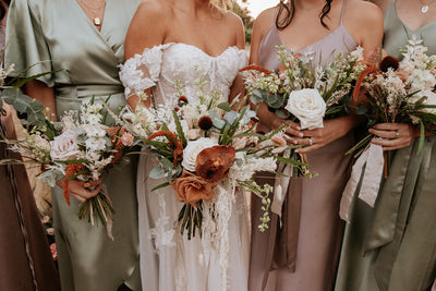 Sweet Sage Pastel Mix Bridesmaids Dresses
