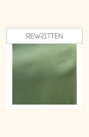 Olive Green Viscose Satin Swatch