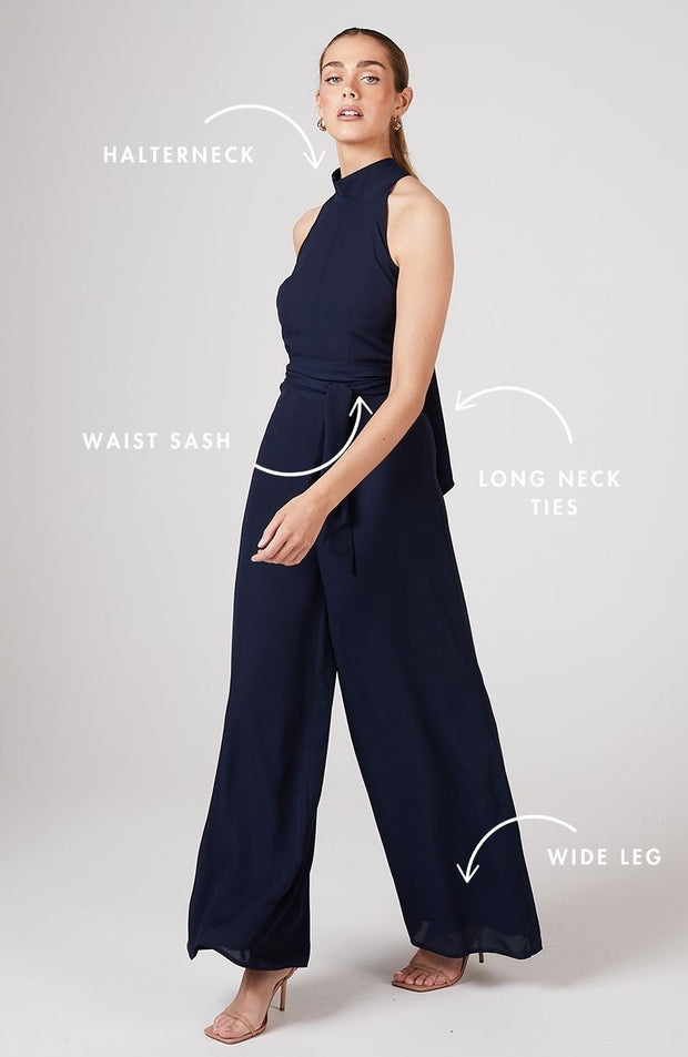 Soho-jumpsuit in inkt