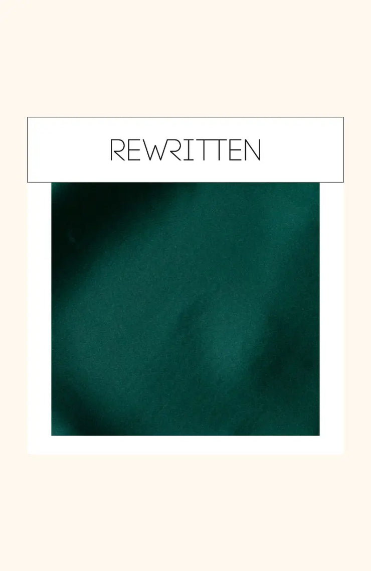 Forest Green Satin Swatch Rewritten London