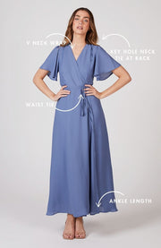 Vestido Florence em Bluebell