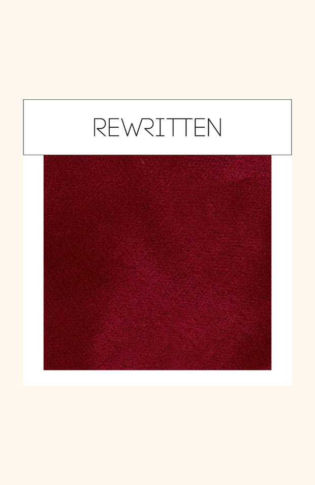 Chianti red burgundy satin fabric swatch