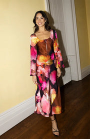 Ashton Long Sleeve Floral Dress Rewritten