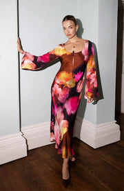 Ashton Long Sleeve Floral Dress Rewritten