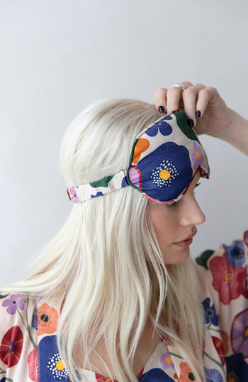 Fiorello Print Eye Mask