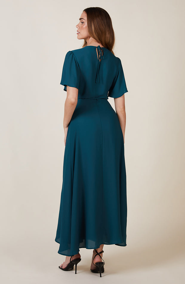 Florence Dress in Forest Green