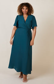 Florence Dress in Forest Green