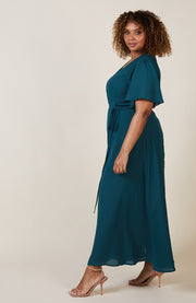 Florence Dress in Forest Green