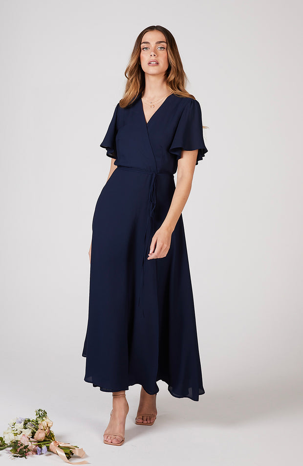 Florence Dress in Ink Blue