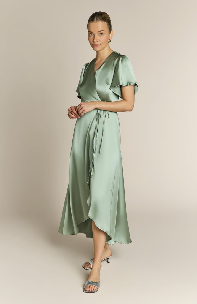 Florence Waterfall Dress Satin