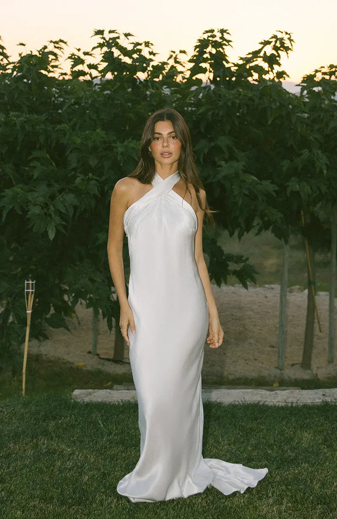Marianne Bridal Dress Neck Tie