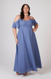 Mykonos Dress in Bluebell