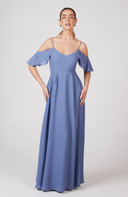 Mykonos Dress in Bluebell