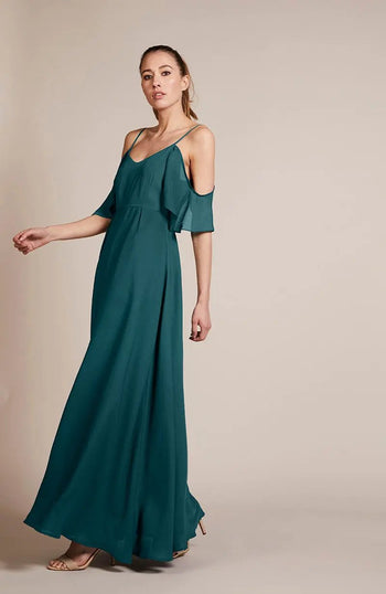 Mykonos Dress in Forest Green