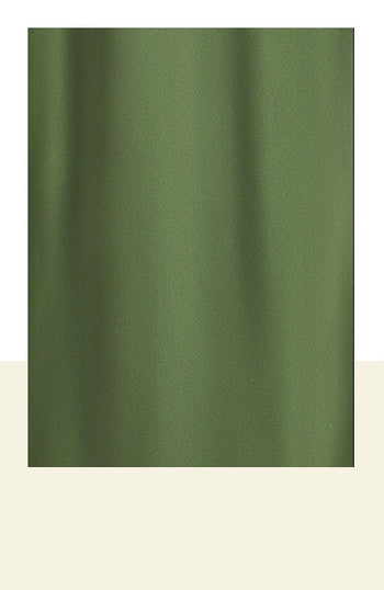 Échantillon de satin vert olive