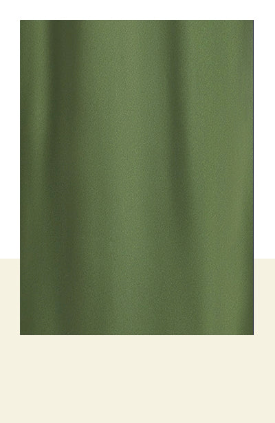 Olive Green Satin Swatch