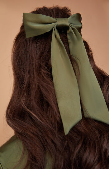 Hair Bow in Satin