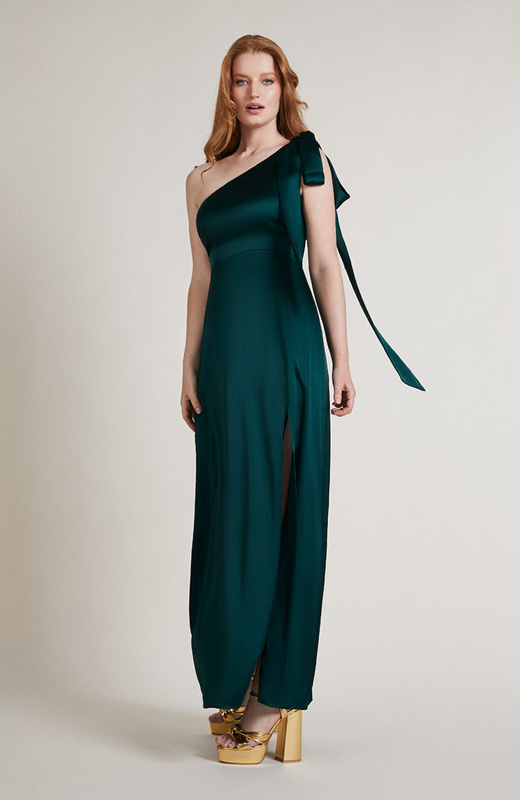 Forest Green Bridesmaid Dress