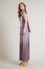 Porto Dress in Mink Satin SAMPLE SALE