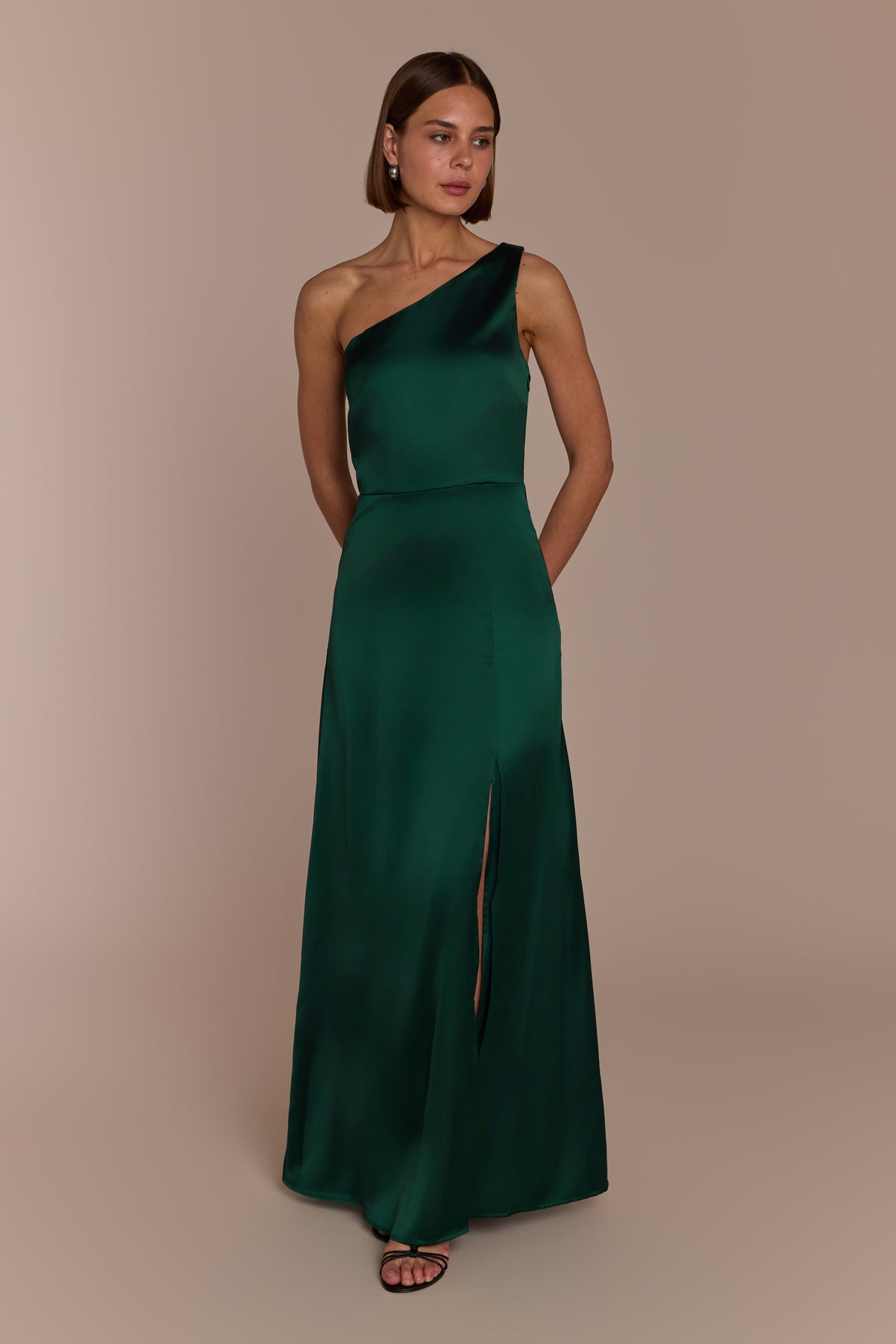 Forest Green Bridesmaid Dress