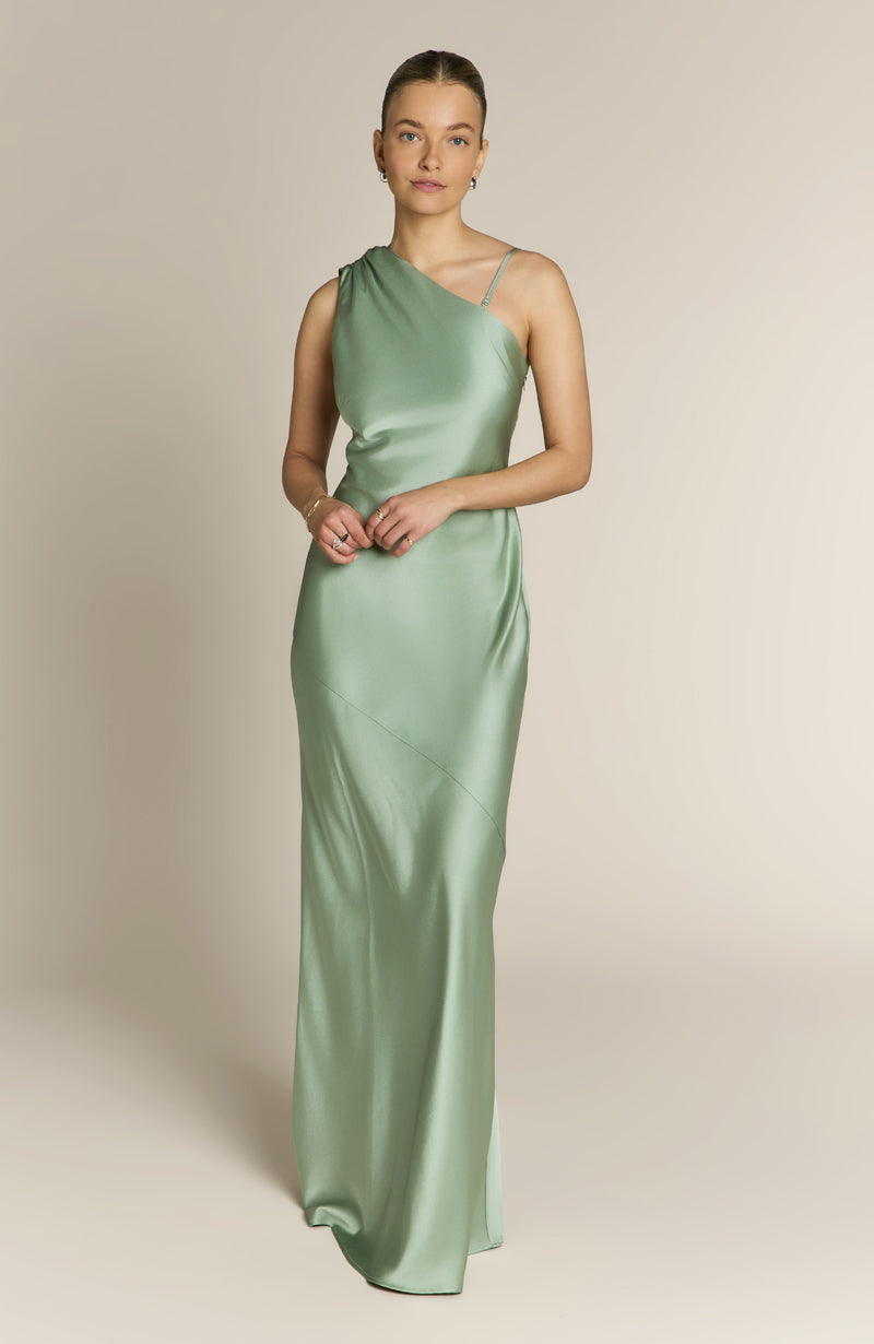 sage green one shoulder dress Raye Bridesmaid dressed gal at the Birthday Girls Dress Shoes Italian Size:52 IT 29 Editor-Approved Summer Dresses