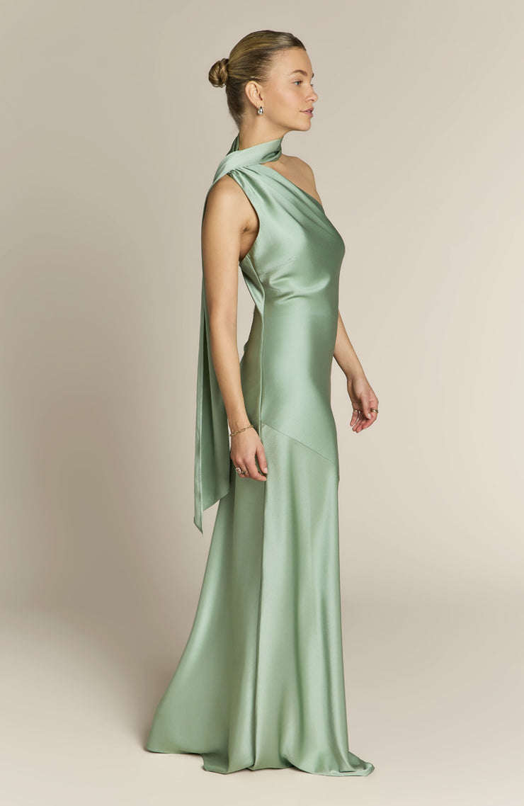 sage green silk bridesmaid dresses Raye One Shoulder Dress Size:33/34 is as equally elegant SS In Stock Dress Clearance Neiman Marcus