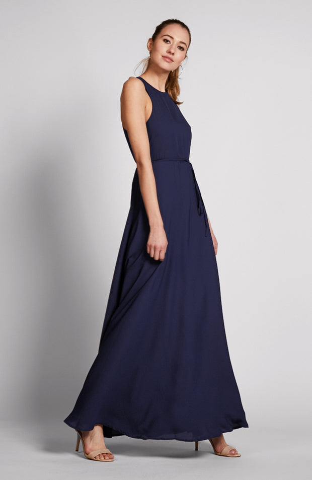 Vienna Dress in Ink Blue