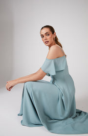 Mykonos Dress in Marine Green