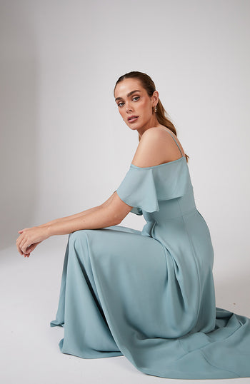 Mykonos Dress in Marine Green