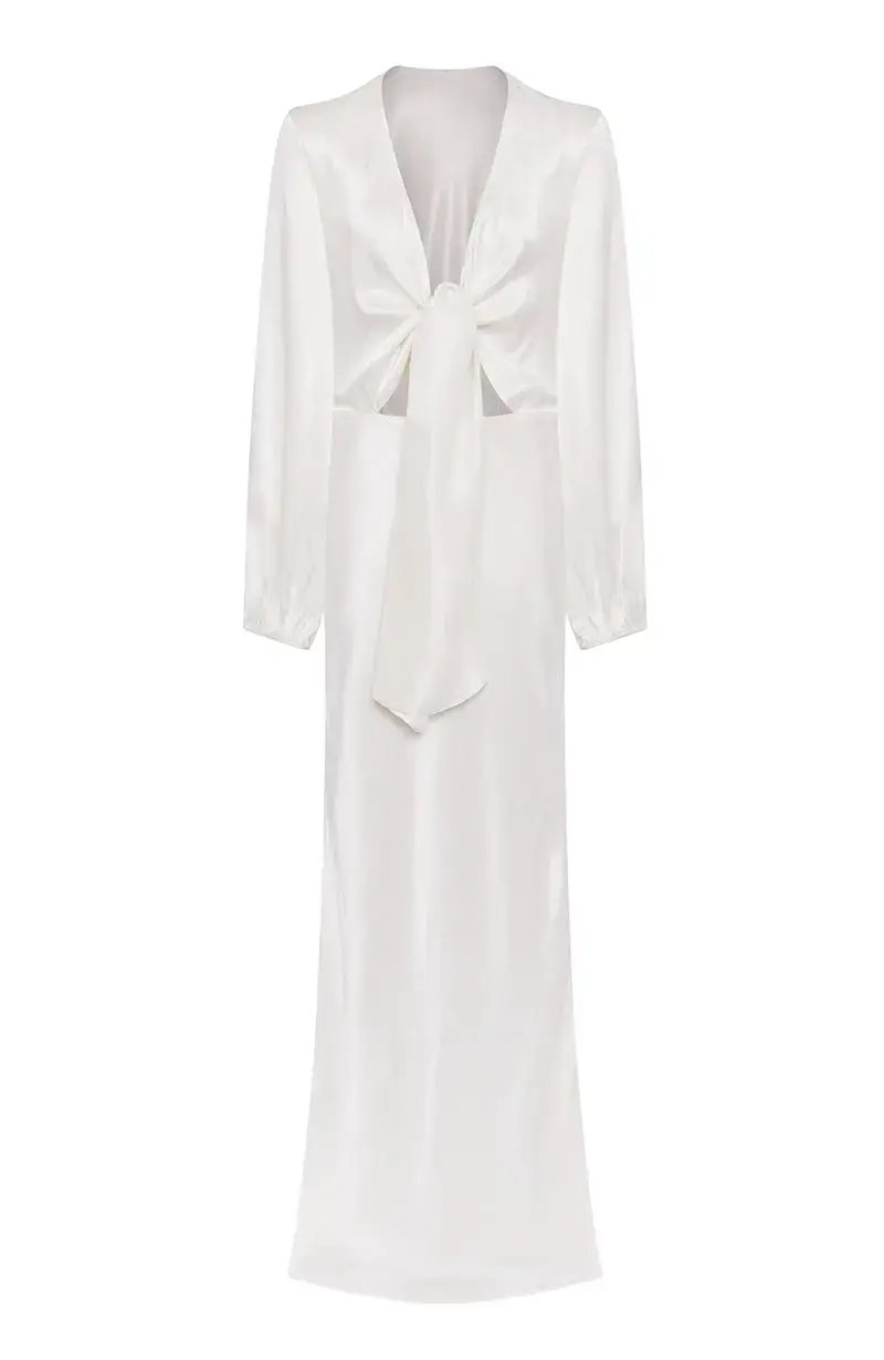 Tina Bridal Tie Front Dress