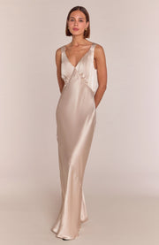 Champagne colour gown