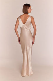 Champagne colour gown