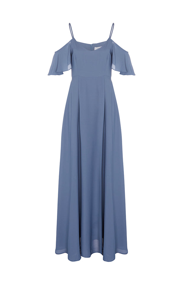 Mykonos-jurk in Bluebell