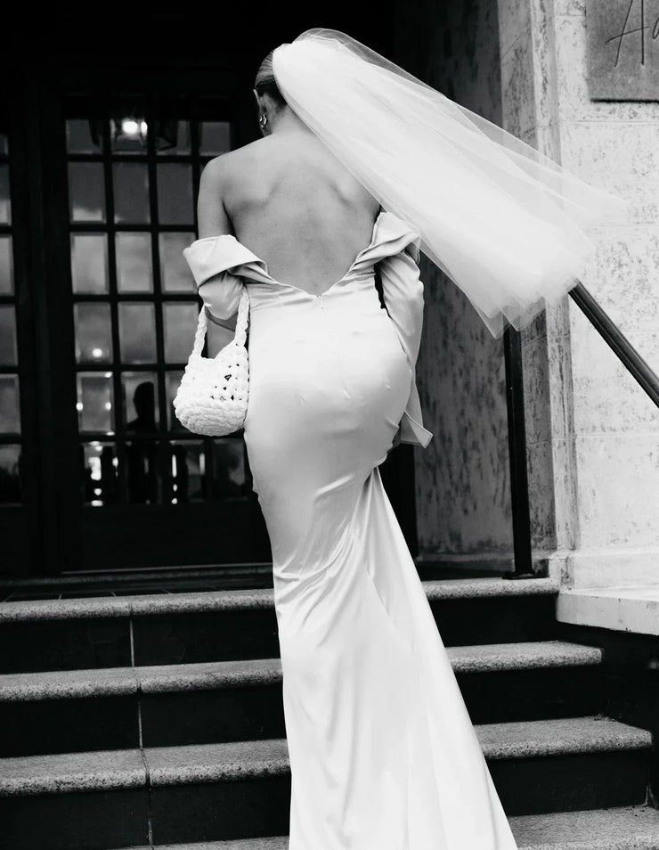 bag wedding dress White Handmade Bridal – Rewritten Water and Dust Cover Gorgeous Tea Length A Size:M/L - MAXI length pretty floral print