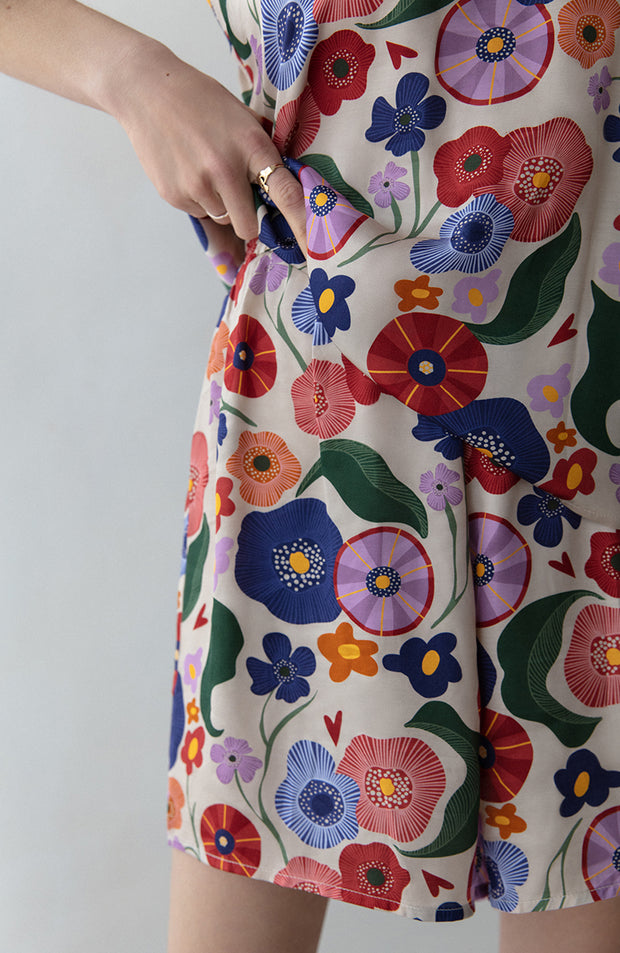 Conjunto de pijama Cami com estampa Fiorello