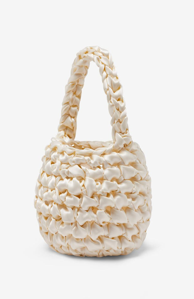 Crochet bridal bag