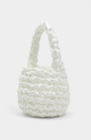 Crochet bridal bag