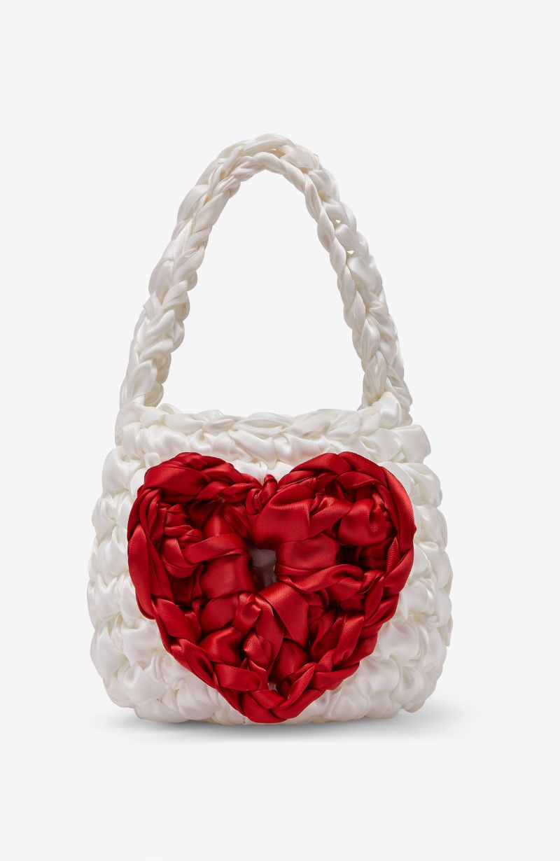 Red heart handbag store