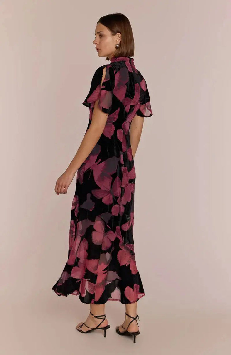 Kyoto Dress in Butterfly Print Rewritten