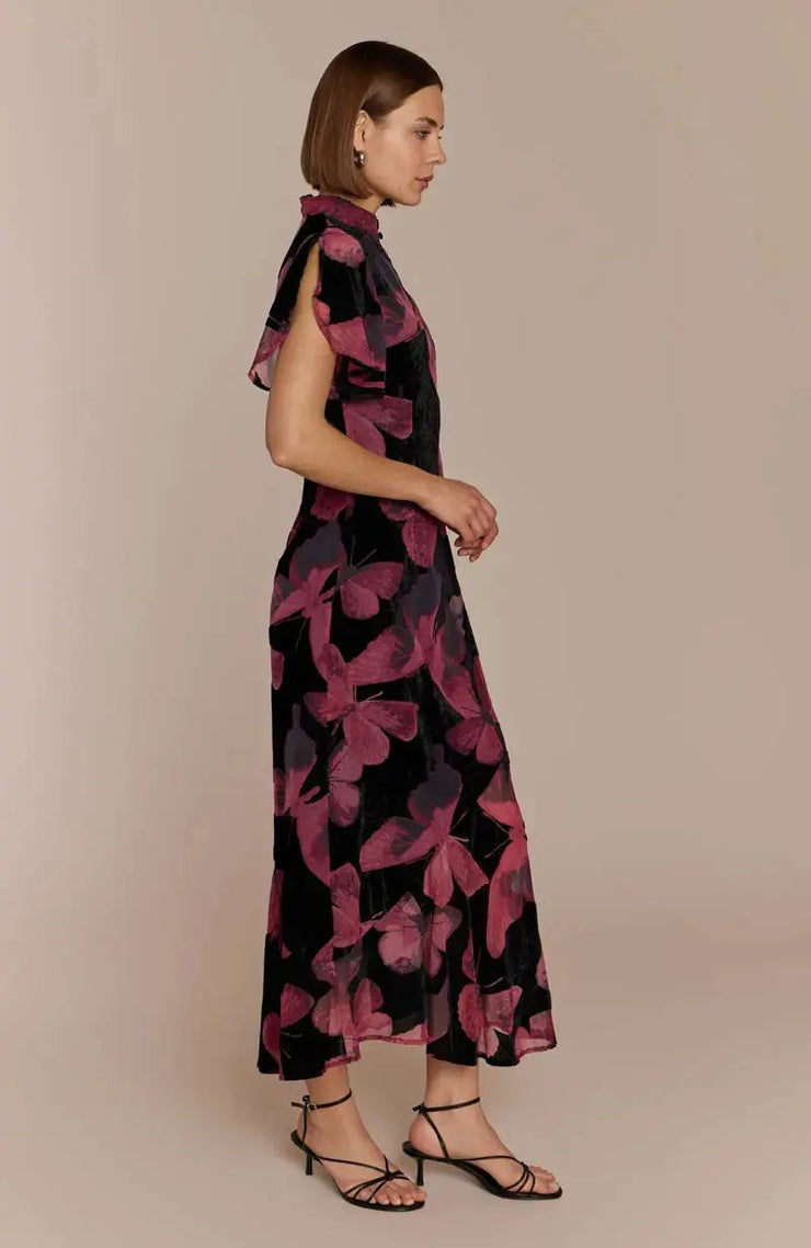 Kyoto Dress in Butterfly Print Rewritten