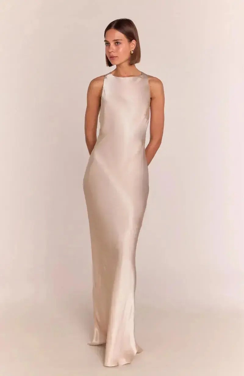 white christmas dresses Champagne Sequin High Neck Ruched Bodycon Mini Dress – AX Paris main image 0