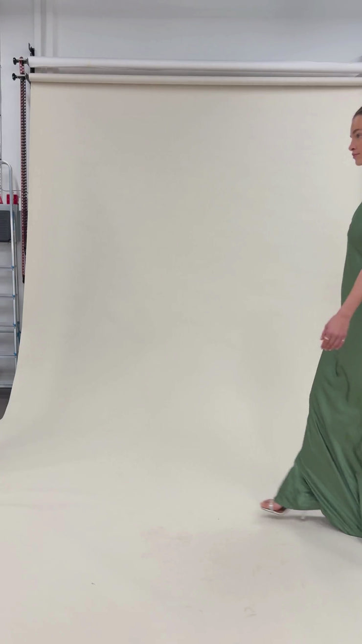 Long Olive Green dress