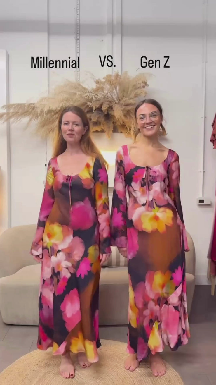 Ashton Long Sleeve Floral Dress