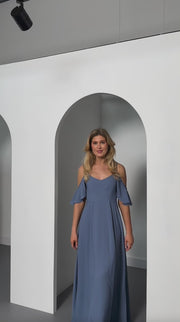 Mykonos-Kleid in Bluebell