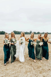 forest green bridesmaid dress The Stunning Brooklyn Dress in Forest Green Satin Rewritten forest green bridesmaid dress The Stunning Brooklyn Dress in Forest Green Satin Rewritten